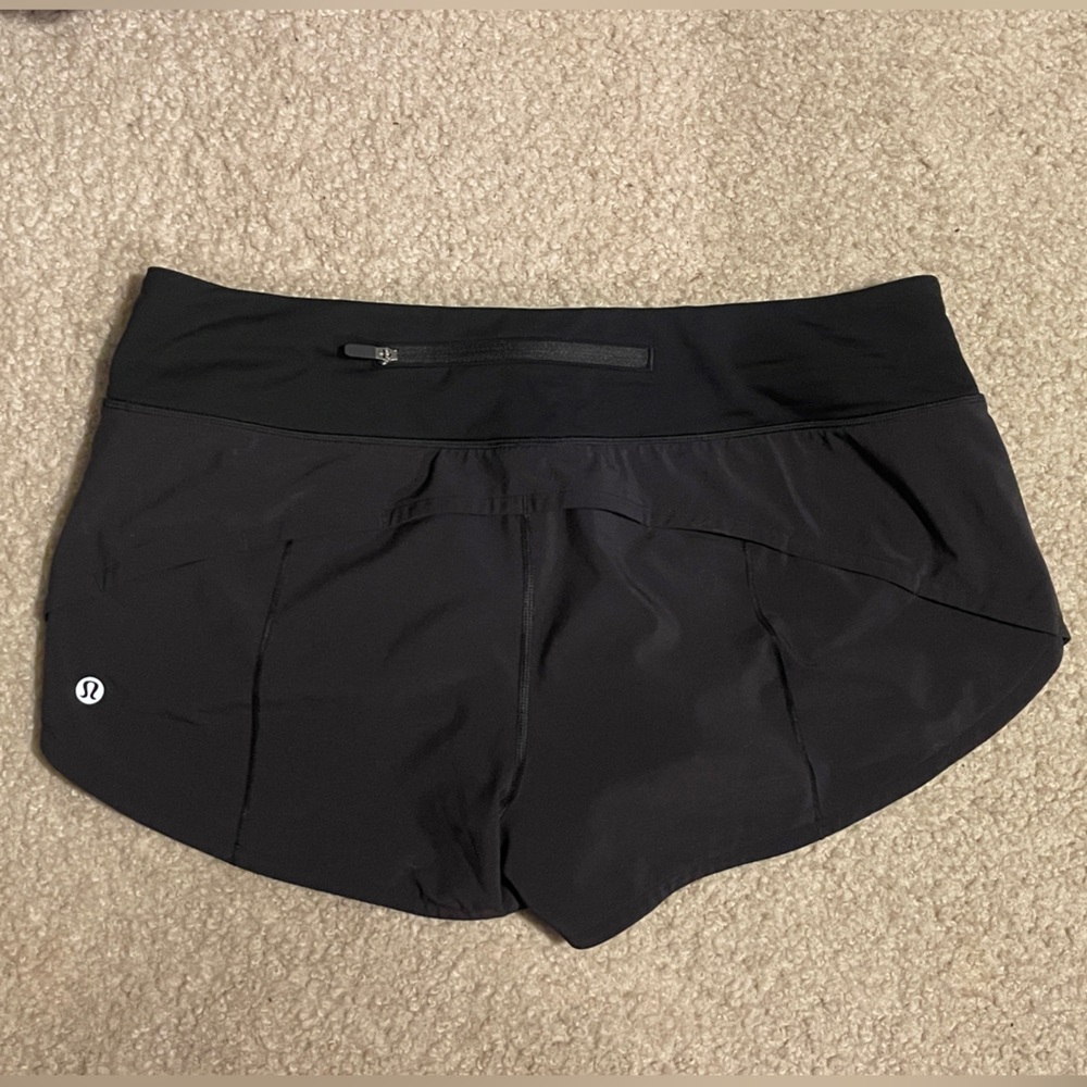 LULULEMON speed up short 2.5 Black size 8